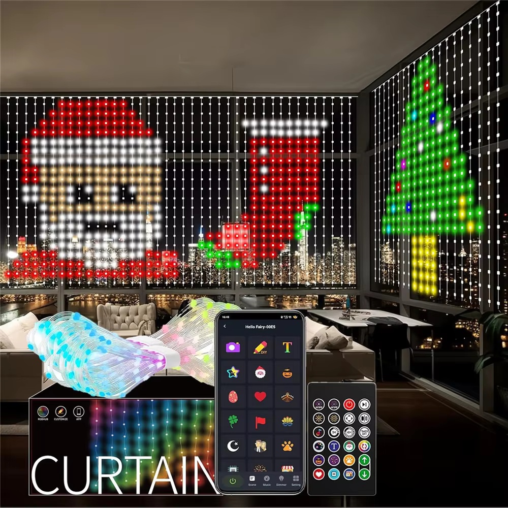 Smart RGB Pixel Curtain Lights - Home Decor Free App 评论和价格