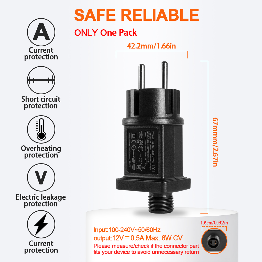 24V 12V LED Transformer Replac - String Curtain Light 评论和价格