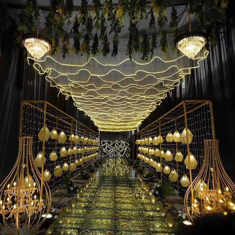 Wedding Ceiling Decoration Out - String Curtain Light 评论和价格