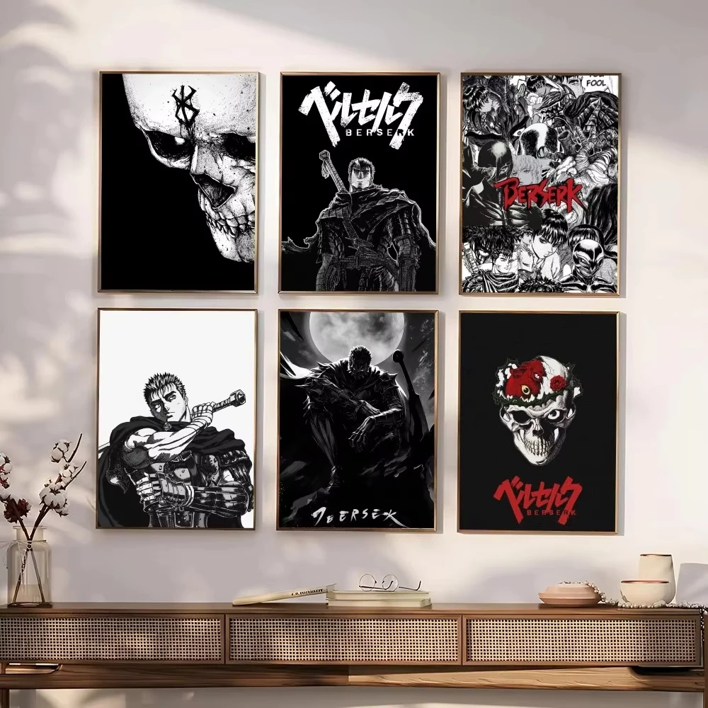 Anime B-berserk Poster Paper P - Home Decor Outside 评论和价格