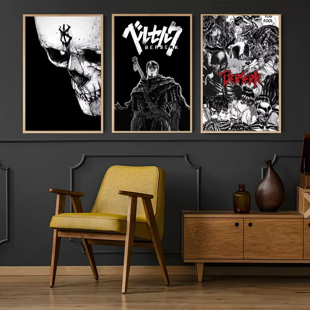 Anime B-berserk Poster Paper P - Home Decor Outside 评论和价格