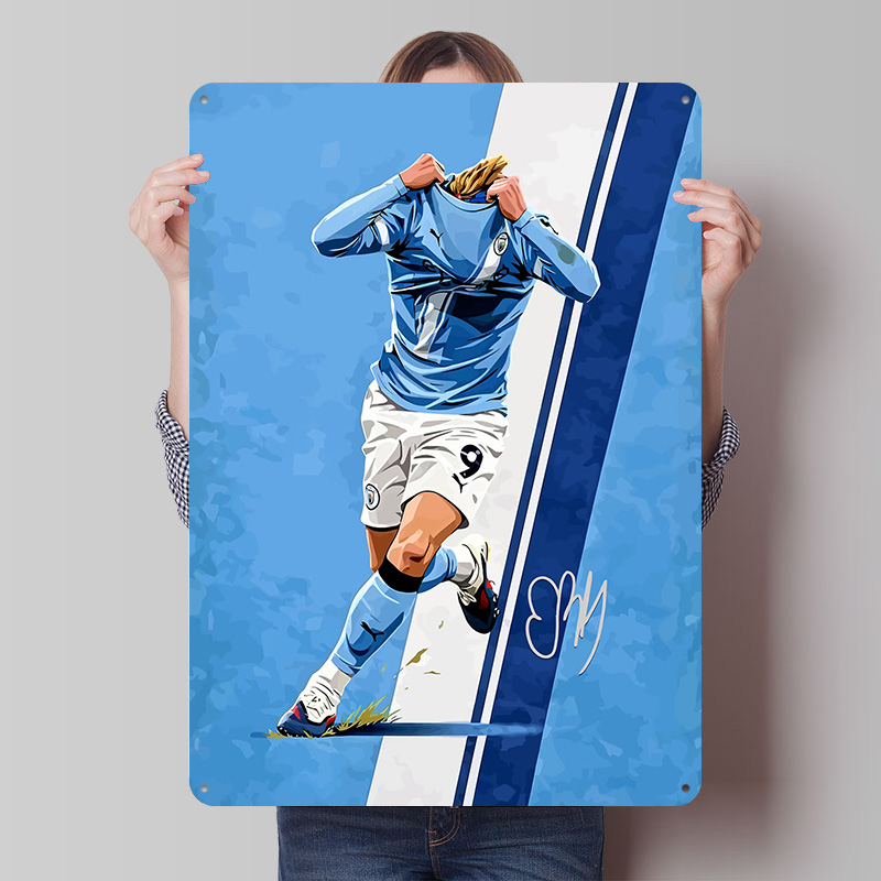 Haaland9 Soccer Vector Printin - Home Decor Vector 评论和价格