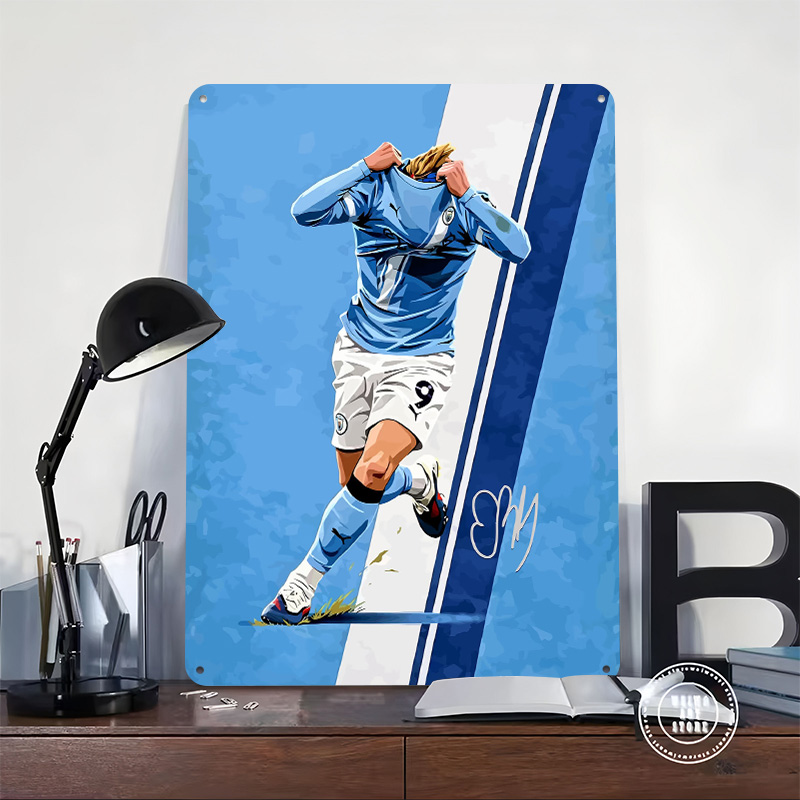Haaland9 Soccer Vector Printin - Home Decor Vector 评论和价格