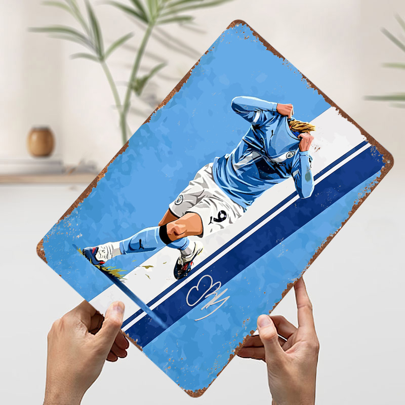 Haaland9 Soccer Vector Printin - Home Decor Vector 评论和价格