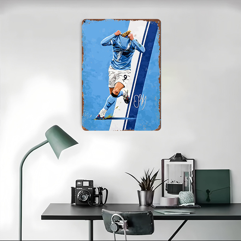 Haaland9 Soccer Vector Printin - Home Decor Vector 评论和价格