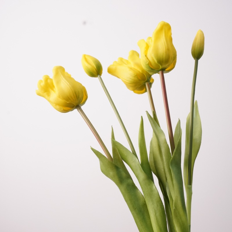 3PCS 5Head Artificial Latex Tu - Home Decor Tulip 评论和价格