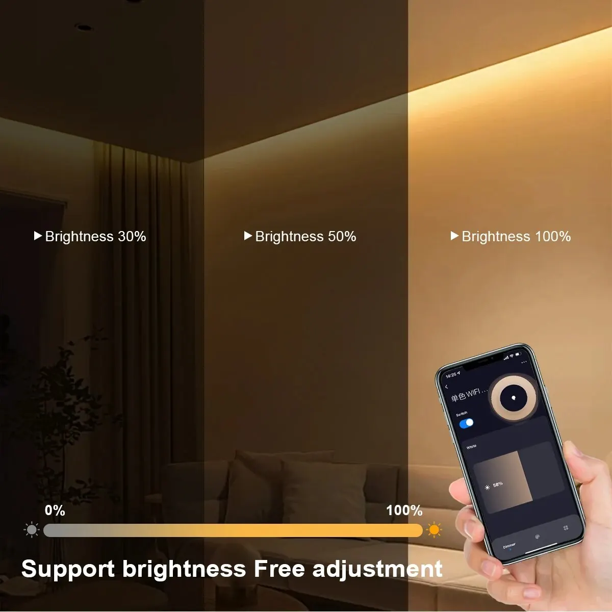 Tuya Smart COB LED Strip Light - Home Decor Free App 评论和价格