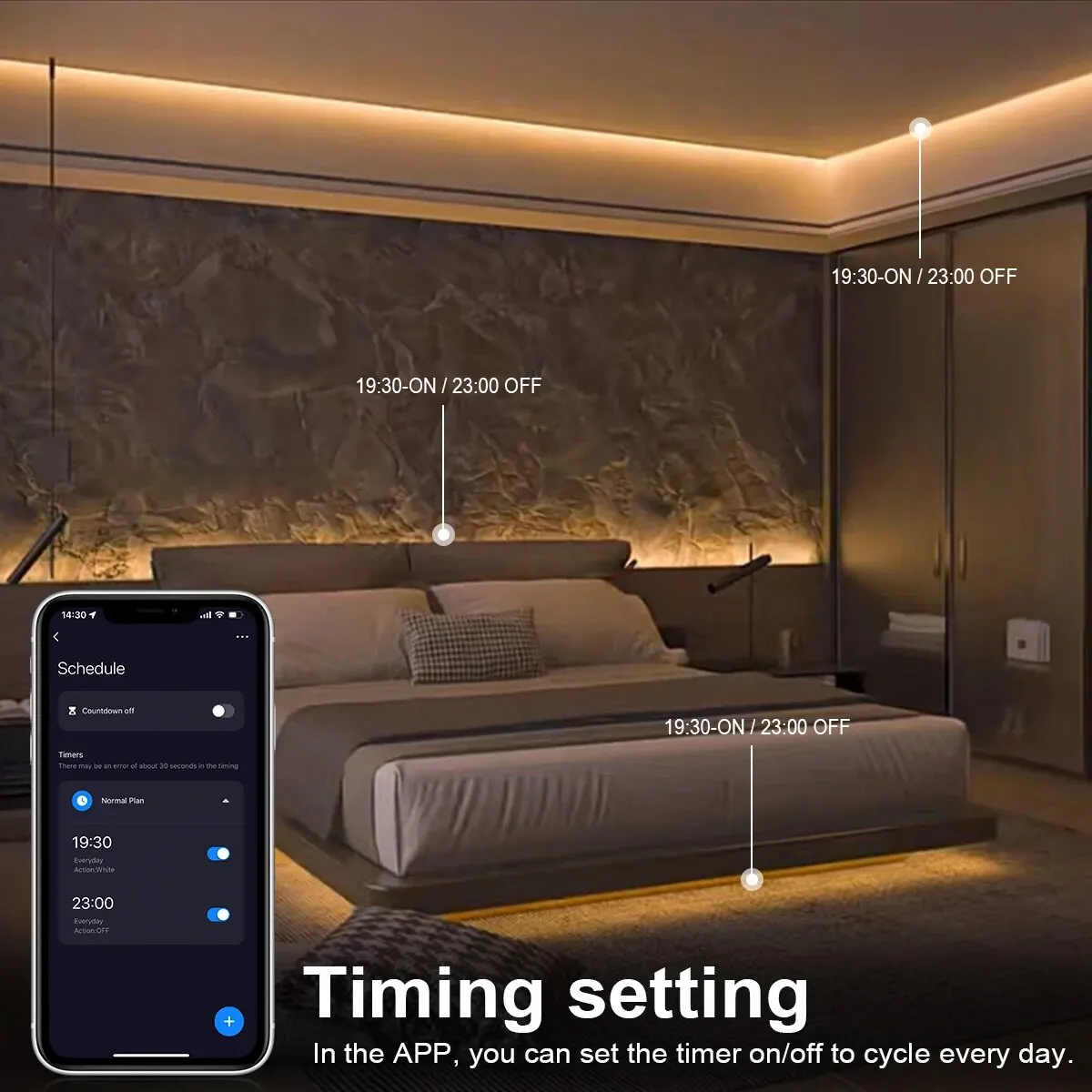 Tuya Smart COB LED Strip Light - Home Decor Free App 评论和价格