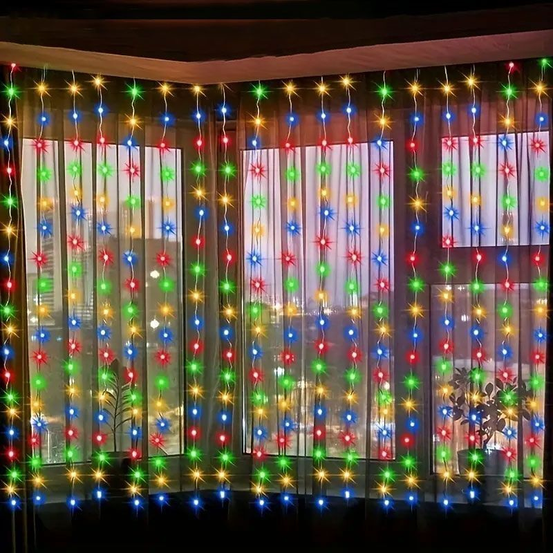 3/4/6m Curtain LED String Ligh - String Curtain Light 评论和价格