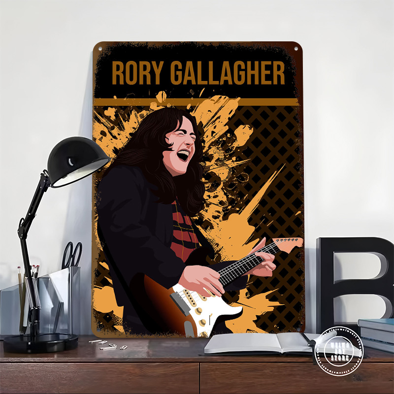 Rory Gallagher Vector Art Illu - Home Decor Vector 评论和价格