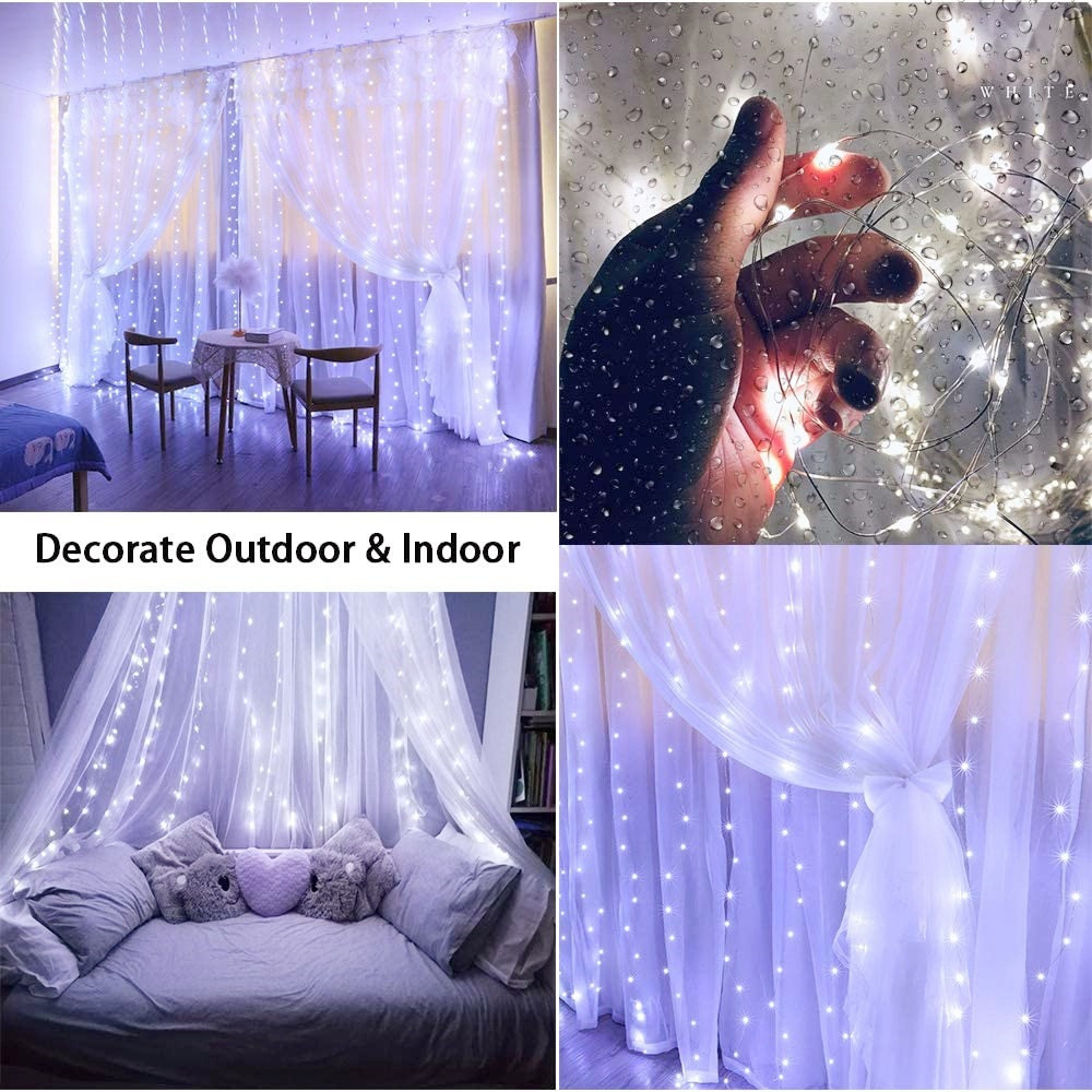 USB LED Curtain String Light C - String Curtain Light 评论和价格