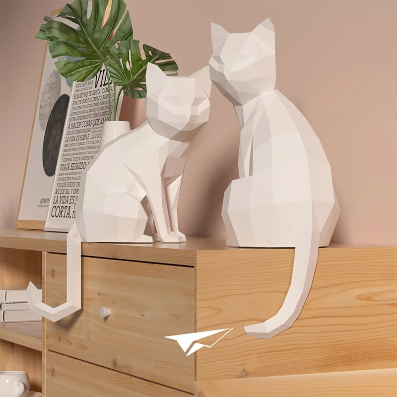 1 Pair Lovers Cat Animal Decor - Home Decor Center 评论和价格