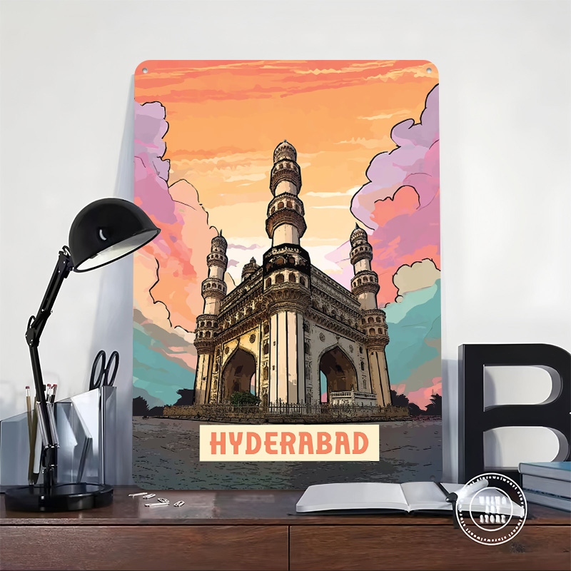 Hyderabad Poster Customized Vi - Home Decor Hyderabad 评论和价格