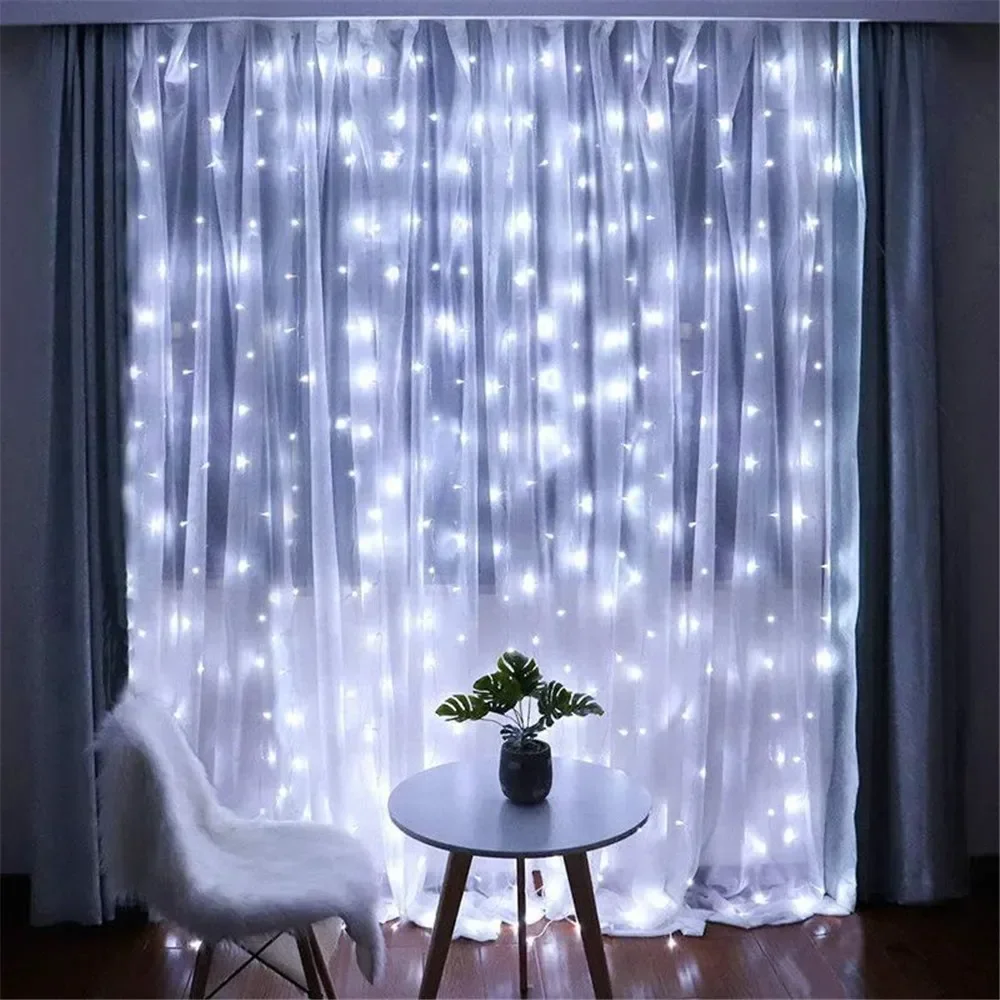3/6M USB LED Curtain 8Modes Re - String Curtain Light 评论和价格
