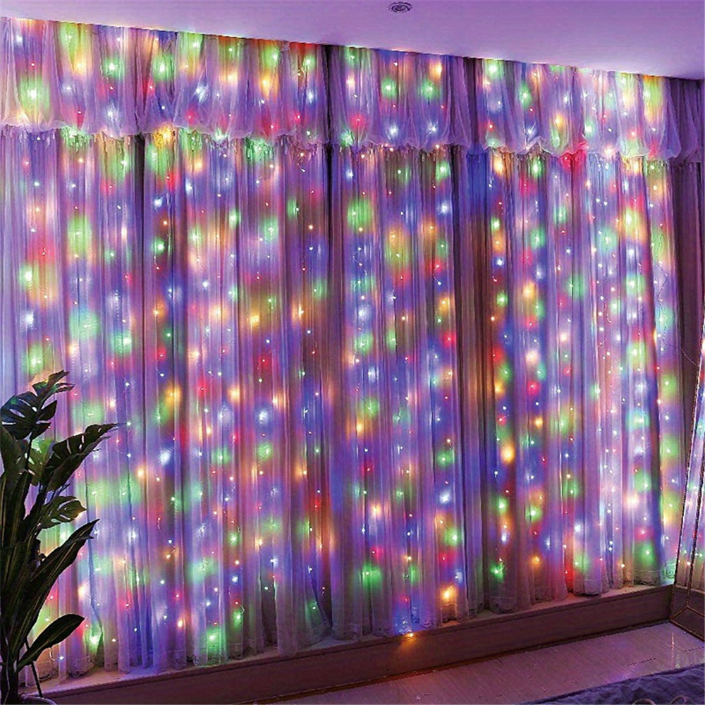 3/6M USB LED Curtain 8Modes Re - String Curtain Light 评论和价格