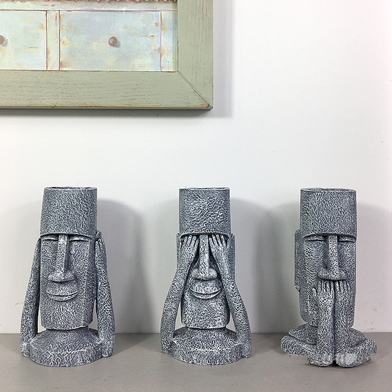 Resin Vase Human Abstract East - Home Decor Express 评论和价格