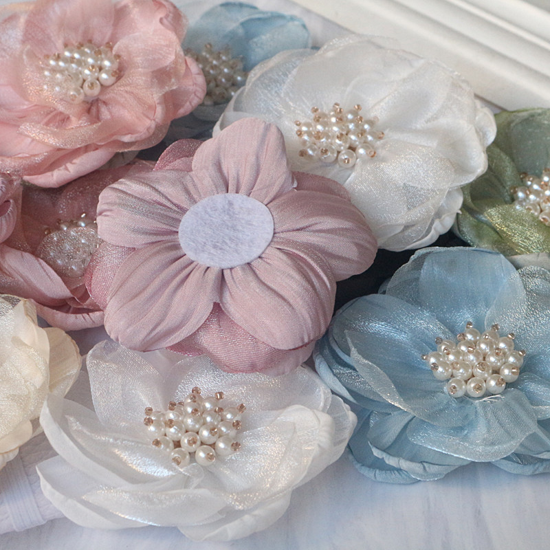 5PCS 7.5CM Chiffon Organza Fab - Home Decor Center 评论和价格