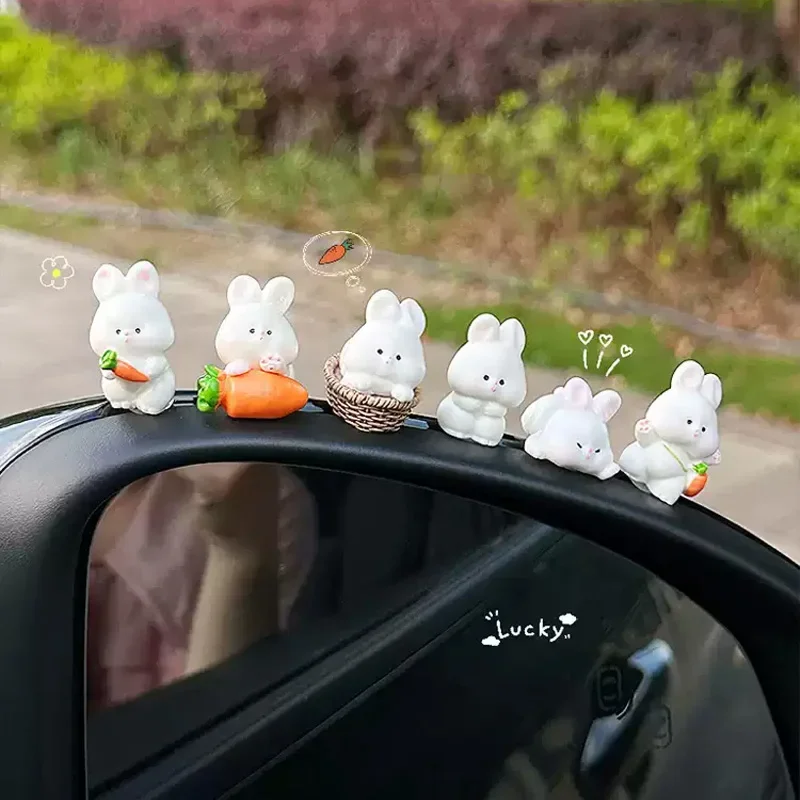 Rabbit figurine, cute home dec - Home Decor Center 评论和价格
