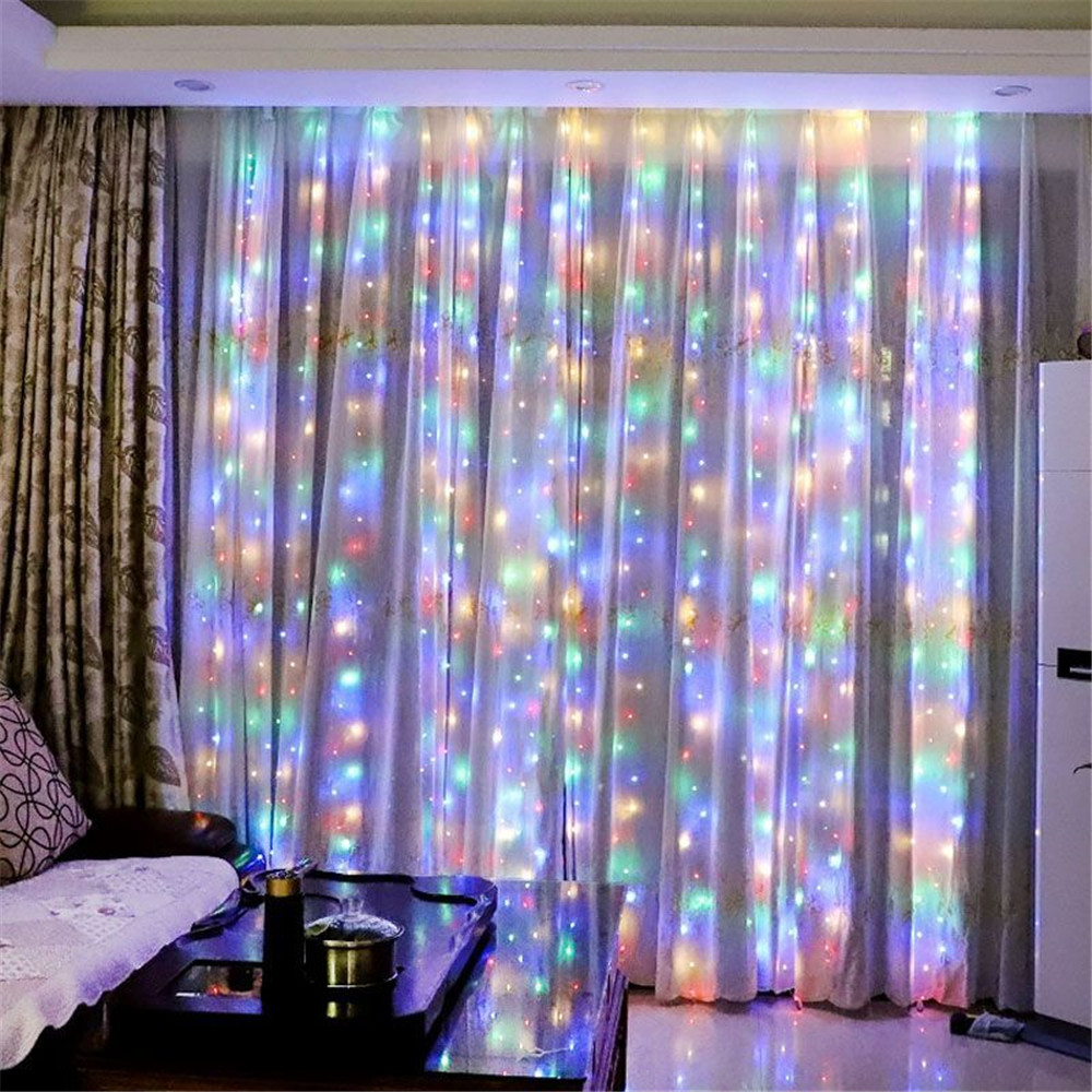 Battery Power LED Curtain Fair - String Curtain Light 评论和价格