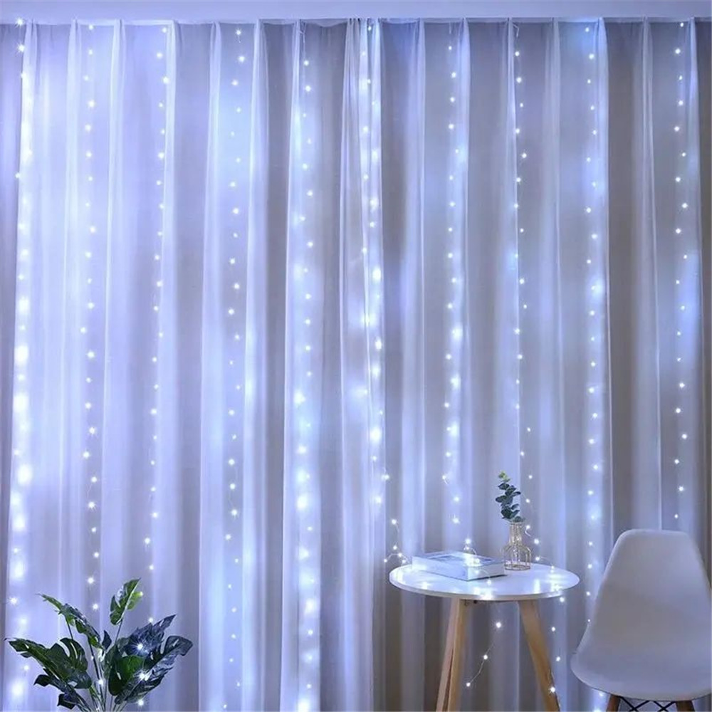 Battery Power LED Curtain Fair - String Curtain Light 评论和价格