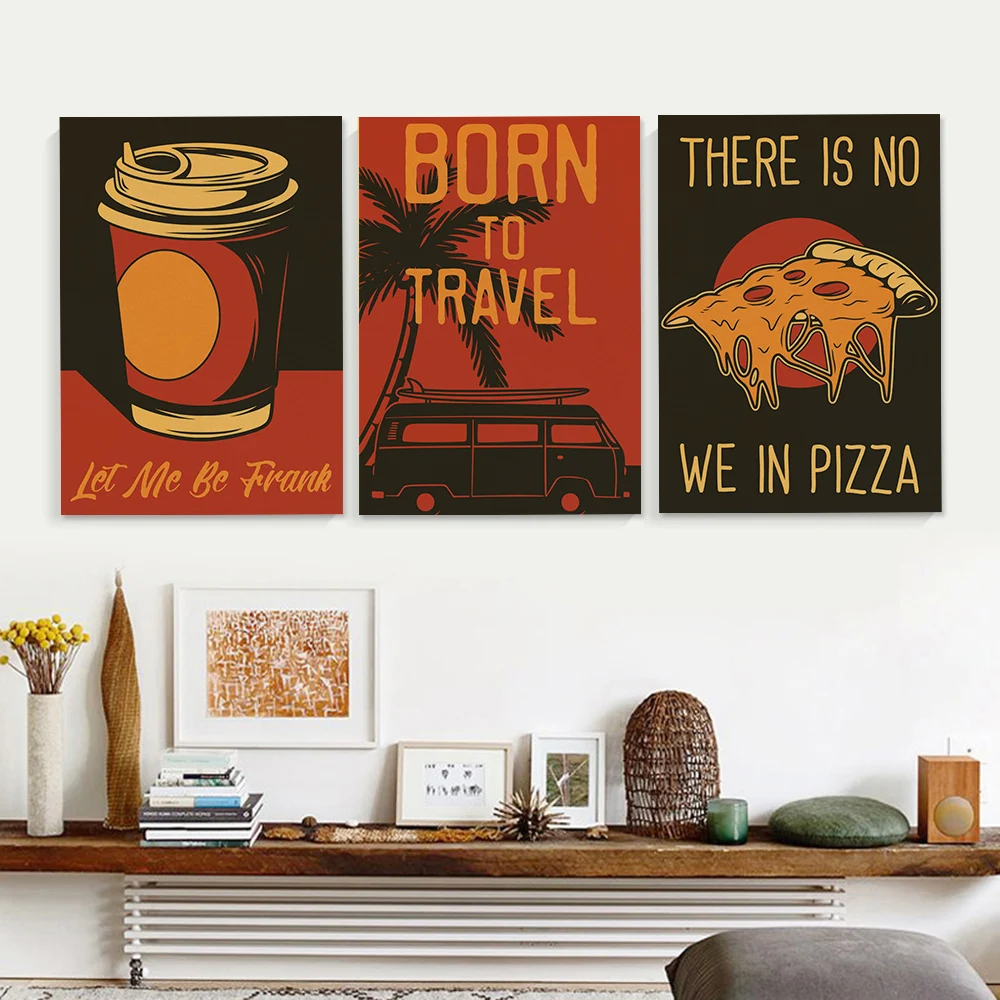 Coffee Vector Set of  Posters  - Home Decor Vector 评论和价格