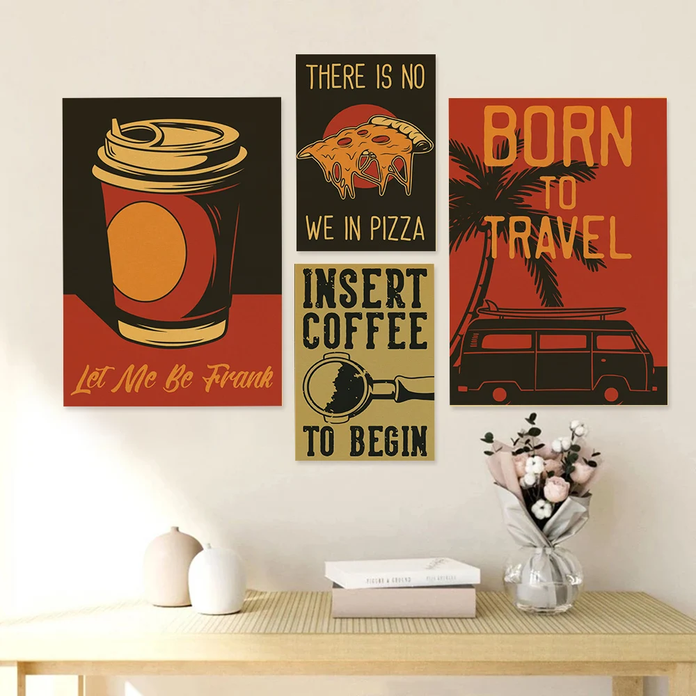 Coffee Vector Set of  Posters  - Home Decor Vector 评论和价格