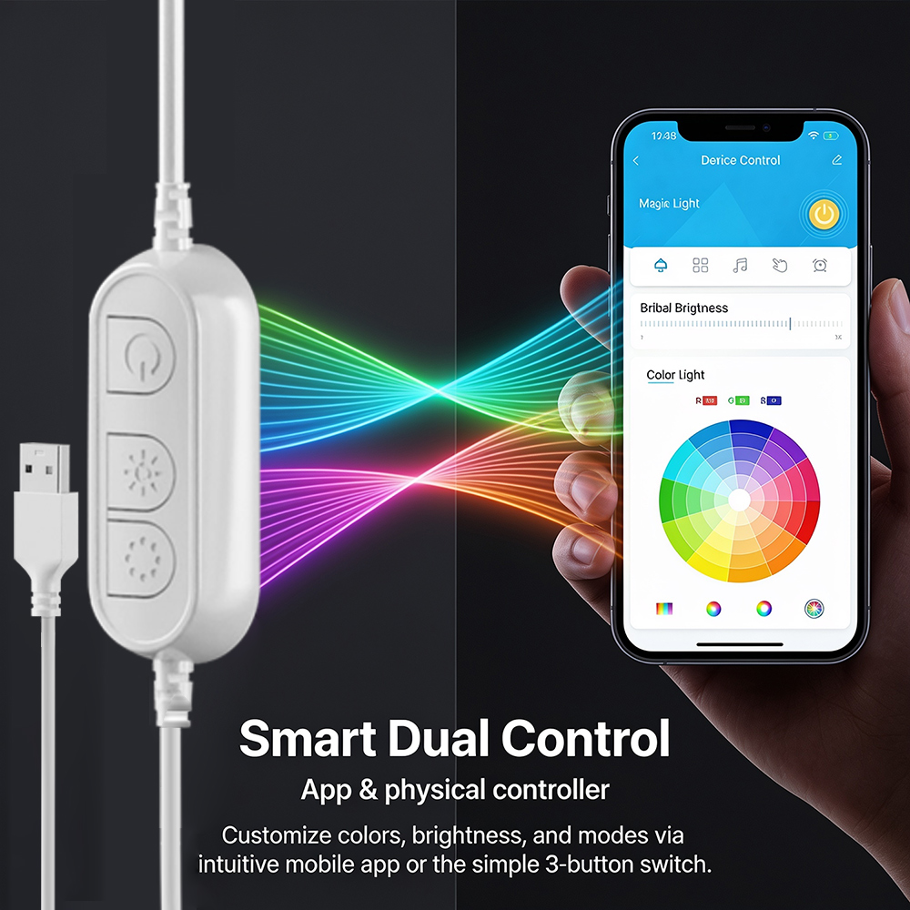 5M RGB Color Changing Neon Lig - Home Decor Free App 评论和价格