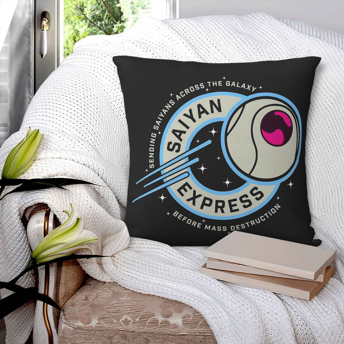 Saiyan Express Badge Pillowcas - Home Decor Express 评论和价格