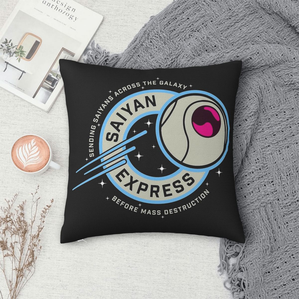 Saiyan Express Badge Pillowcas - Home Decor Express 评论和价格