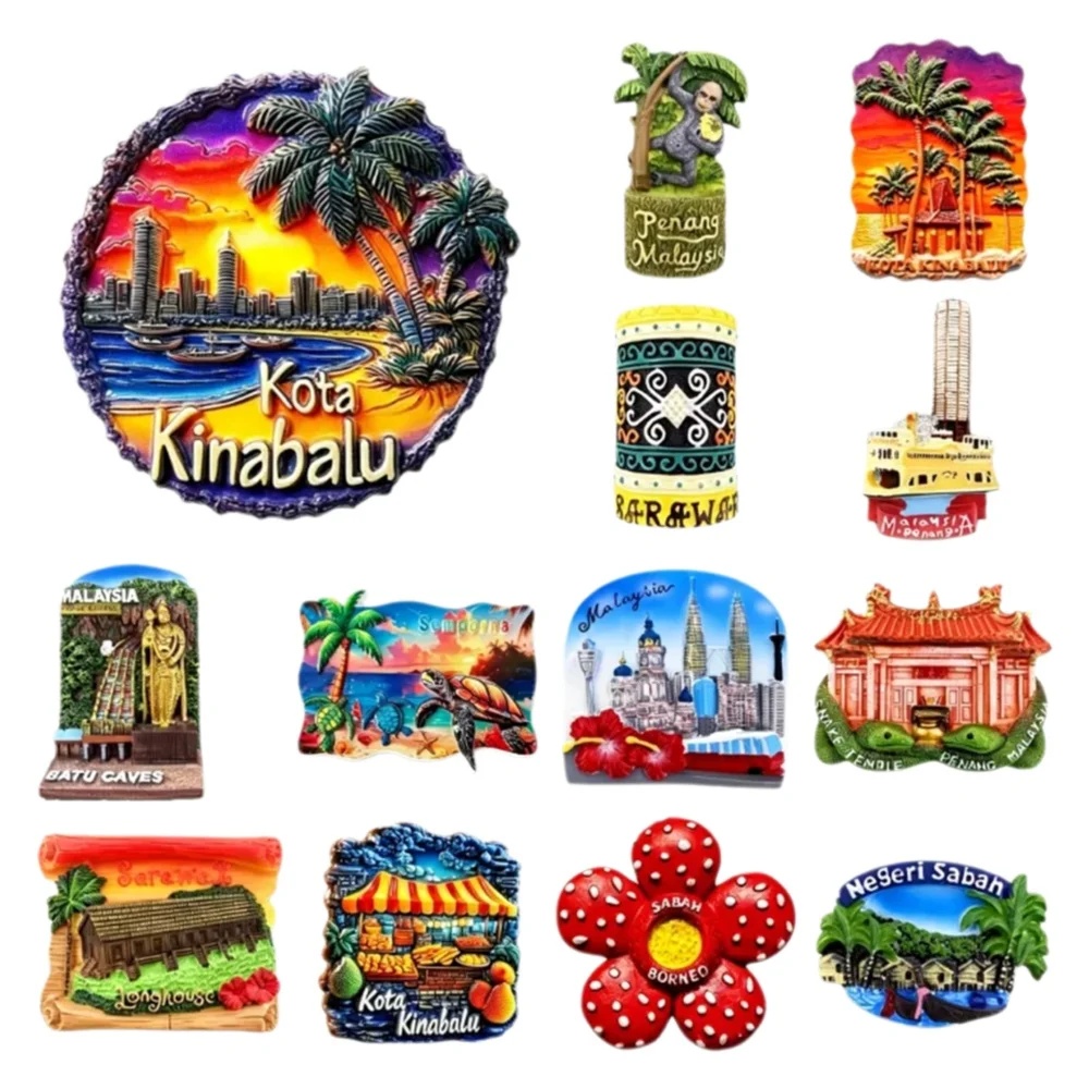 Malaysia 3D Fridge Magnets, Ku - Home Decor Malaysia 评论和价格